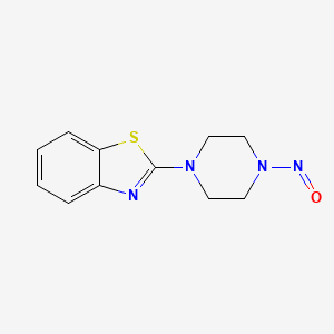 Chemical structure of N-Nitroso Aryl Lurasidone