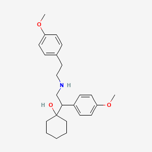 Chemical structure of N-(2-(4-Methoxyphenyl)ethyl) didesmethylvenlafaxine