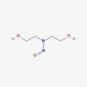 Chemical structure of N-Nitrosodiethanolamine