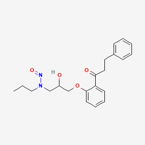 Chemical structure of N-Nitroso propafenone