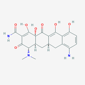 Chemical structure of 7-Didemethyl Minocycline