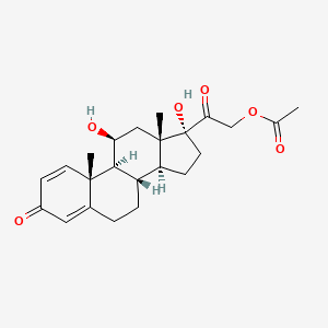 Chemical structure of Prednisolone Acetate