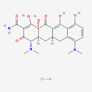 Chemical structure of Minocycline hydrochloride