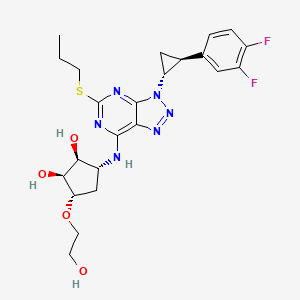 Chemical structure of Ticagrelor sulphone