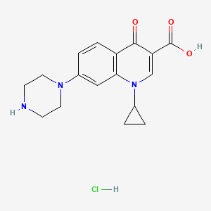 Chemical structure of Ciprofloxacin EP Impurity B(HCl)