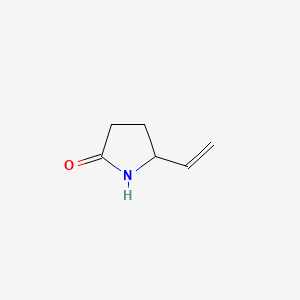 Chemical structure of 5-Ethenyl-2-pyrrolidinone