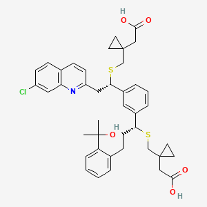 Chemical structure of (R,S)-Montelukast Bis-sulfide