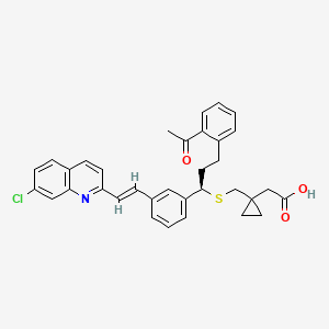 Chemical structure of Montelukast methyl ketone