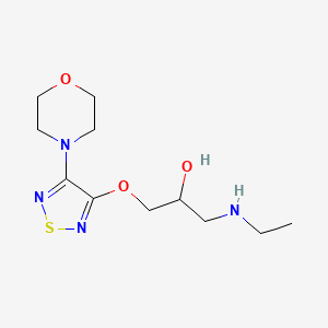 Chemical structure of Timolol EP impurity I