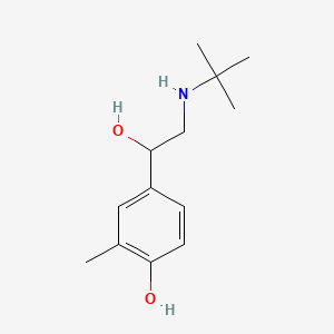 Chemical structure of 4-(2-(tert-Butylamino)-1-hydroxyethyl)-2-methylphenol