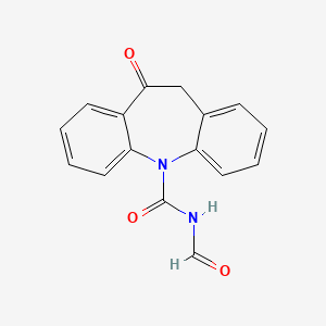Chemical structure of N-Formyl oxcarbazepine