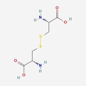 Chemical structure of (-)-Cystine