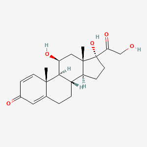 Chemical structure of Prednisolone