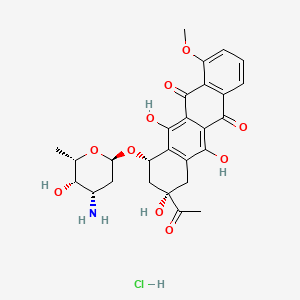 Chemical structure of Daunorubicin Hydrochloride