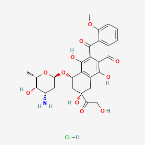 Chemical structure of Doxorubicin Hydrochloride