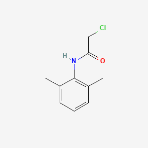 Chemical structure of 2-Chloro-N-(2,6-dimethylphenyl)acetamide