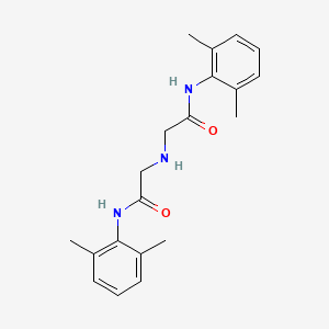 Chemical structure of 2,2'-Iminobis(N-(2,6-dimethylphenyl)acetamide)