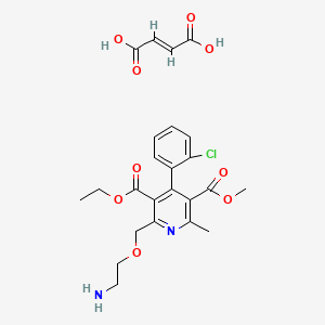 Chemical structure of Dehydroamlodipine fumarate