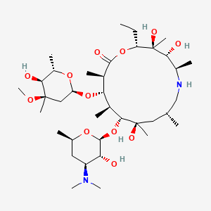 Chemical structure of 9-Deoxo-9a-aza-9a-homoerythromycin A