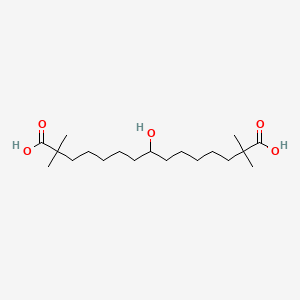 Chemical structure of Bempedoic Acid