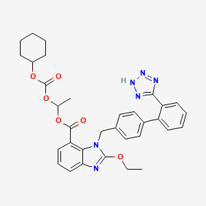 Chemical structure of Candesartan Cilexetil