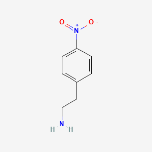 Chemical structure of 4-Nitrophenethylamine