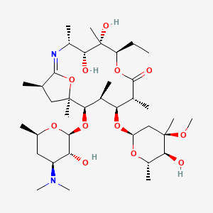 Chemical structure of Erythromycin A 6,9-imino ether