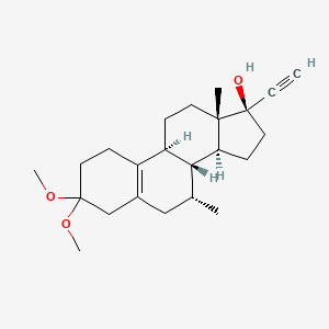 Chemical structure of Tibolone 3-Dimethyl Ketal