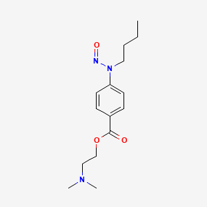 Chemical structure of N-Nitroso Tetracaine