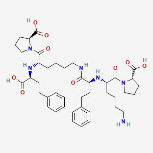 Chemical structure of (S)-Lisinopril Dimer