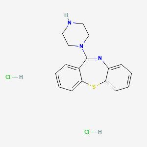 Chemical structure of Norquetiapine dihydrochloride