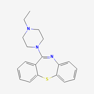 Chemical structure of DES(2-hydroxyethoxy)quetiapine