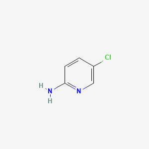Chemical structure of 2-Amino-5-chloropyridine