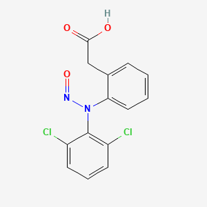 Chemical structure of N-Nitrosodiclofenac