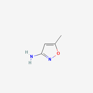 Chemical structure of 3-Amino-5-methylisoxazole