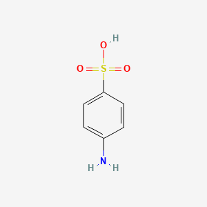 Chemical structure of Sulfanilic acid