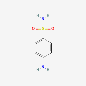 Chemical structure of Sulfanilamide