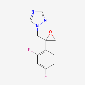Chemical structure of 1-(2-(2,4-Difluorophenyl)-2,3-epoxypropyl)-1H-1,2,4-triazole