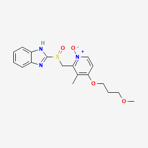 Chemical structure of Rabeprazole N-oxide