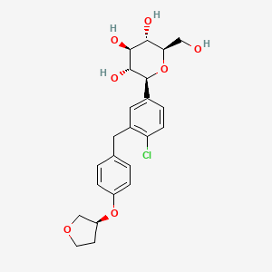 Chemical structure of Empagliflozin