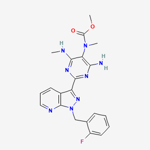 Chemical structure of N-Methyl Riociguat
