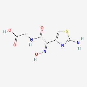 Chemical structure of Thiazolylacetyl glycine oxime