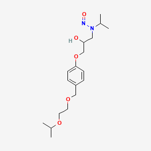 Chemical structure of N-nitroso-bisoprolol