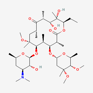 Chemical structure of Clarithromycin EP impurity P