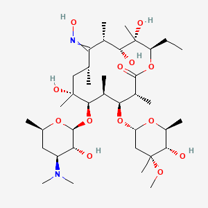 Chemical structure of Erythromycin A Oxime