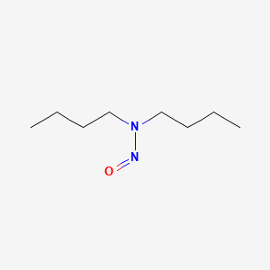 Chemical structure of N-Nitrosodibutylamine