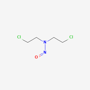 Chemical structure of N-Nitrosobis(2-chloroethyl)amine