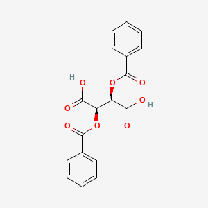 Chemical structure of Dibenzoyltartaric acid