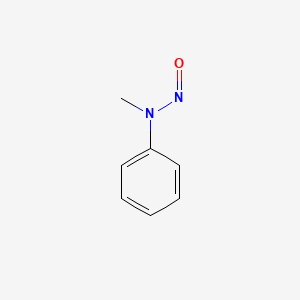 Chemical structure of N-Methyl-N-nitrosoaniline