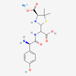 Chemical structure of Amoxicillin Impurity D